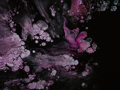 Purple color palette from curated photo
